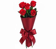 Букет 5 Красных роз Эдлесс Лав в Осельки