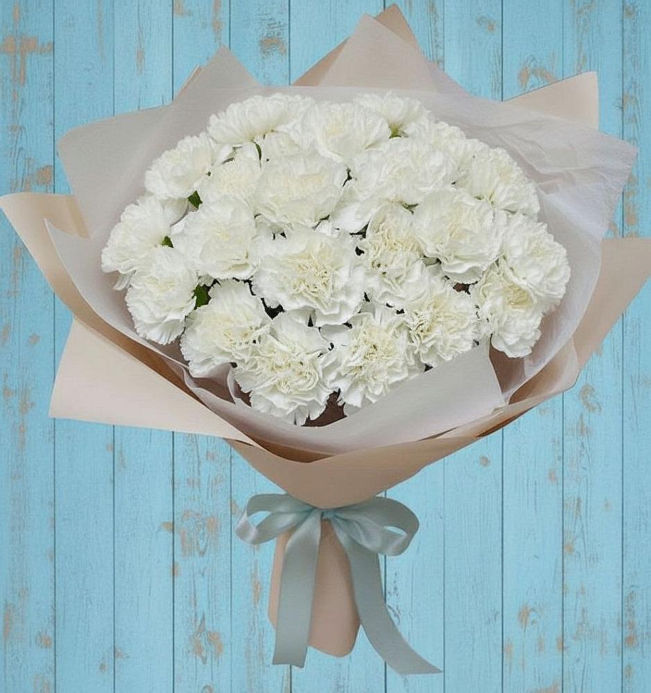 Букет цветов из: Гвоздики в Осельки