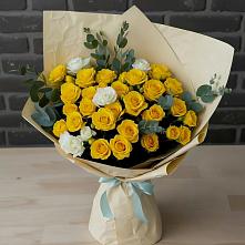 Букет цветов из:  Розы #REPLACE_PRED# Осельки