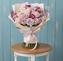 Букет цветов из:  Розы в Осельки