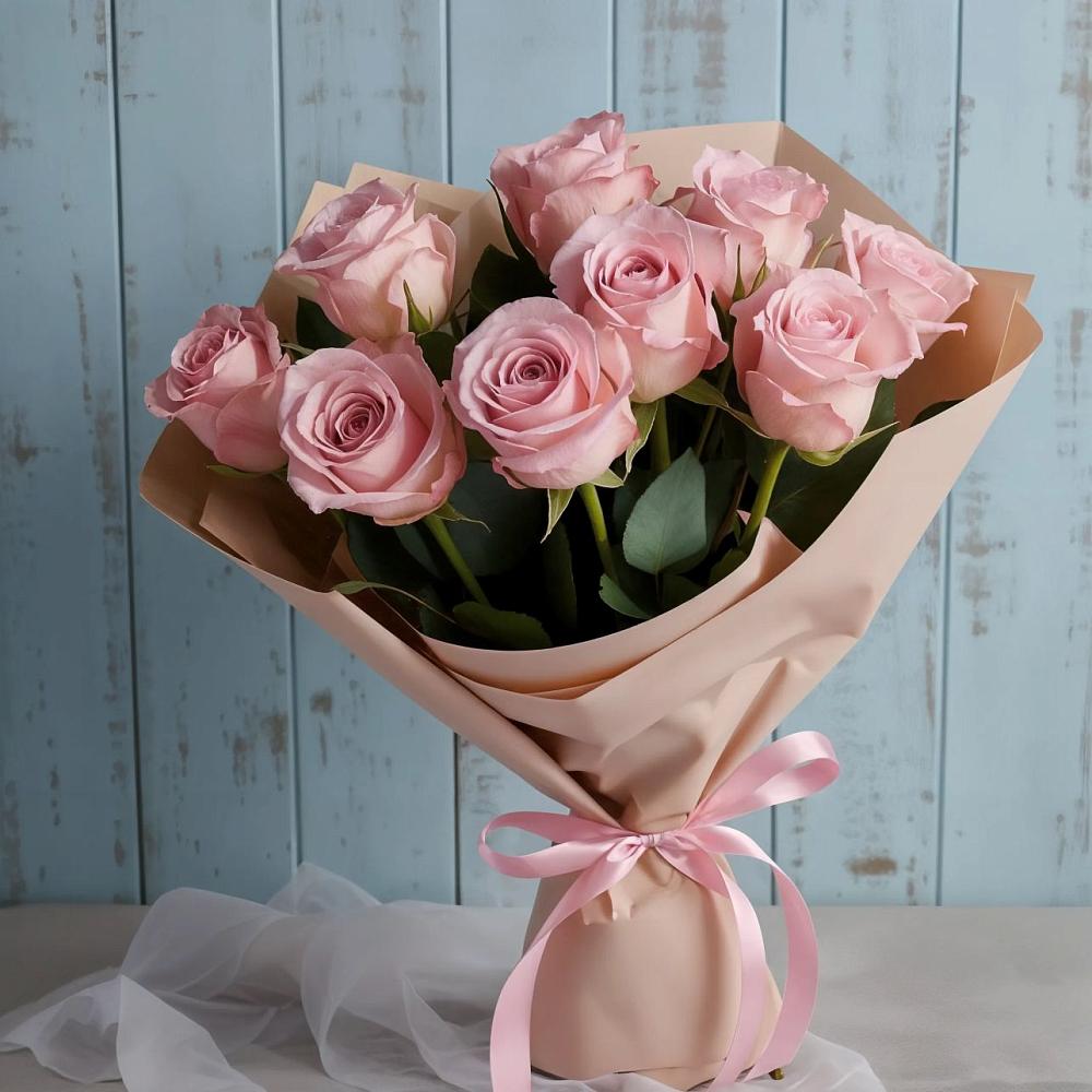 Букет цветов из: Розы в Осельки