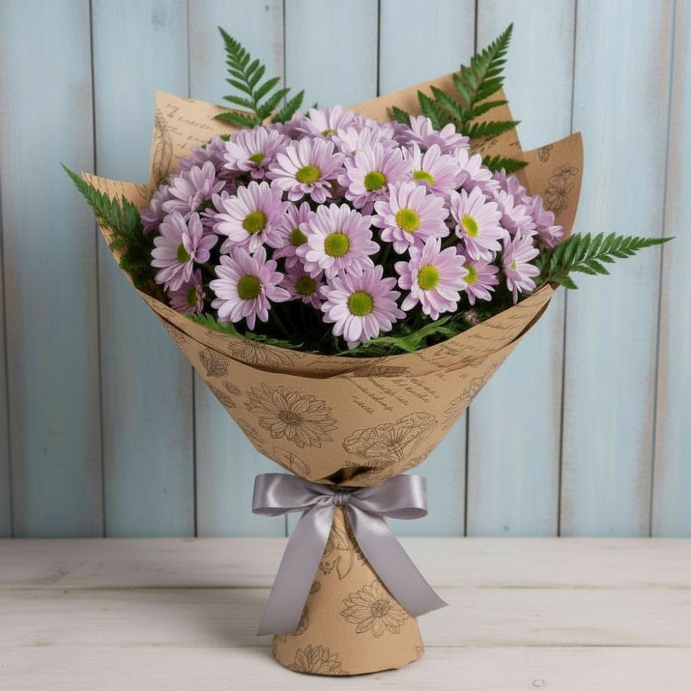 Букет цветов из: Хризантемы в Осельки