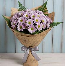 Букет цветов из:  Хризантемы в Осельки