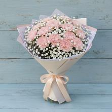 Букет цветов из:  Гвоздики #REPLACE_PRED# Осельки