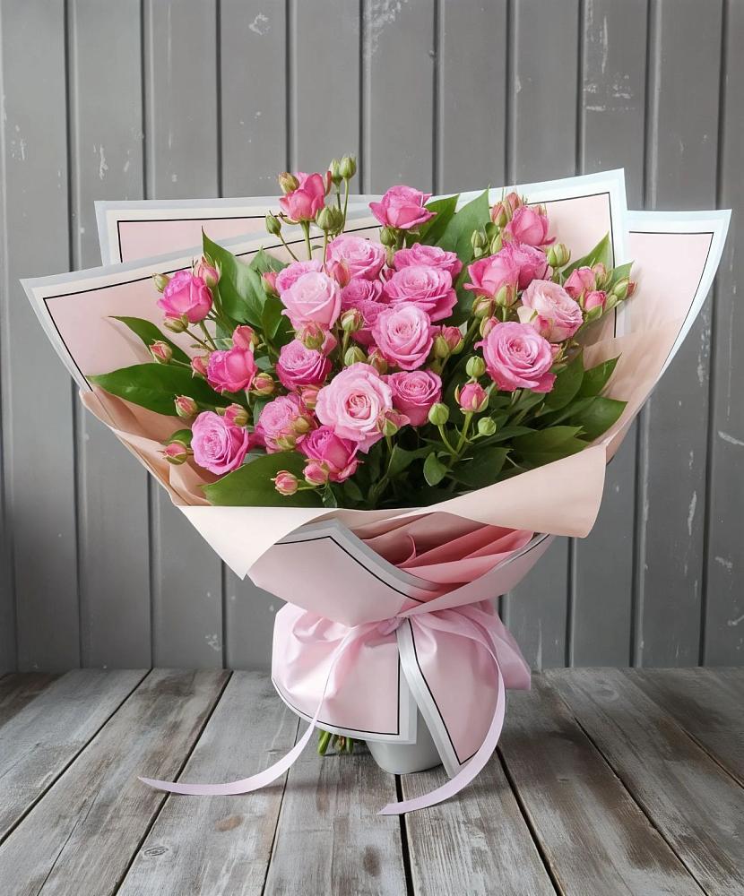 Букет Розовый кустик в Осельки