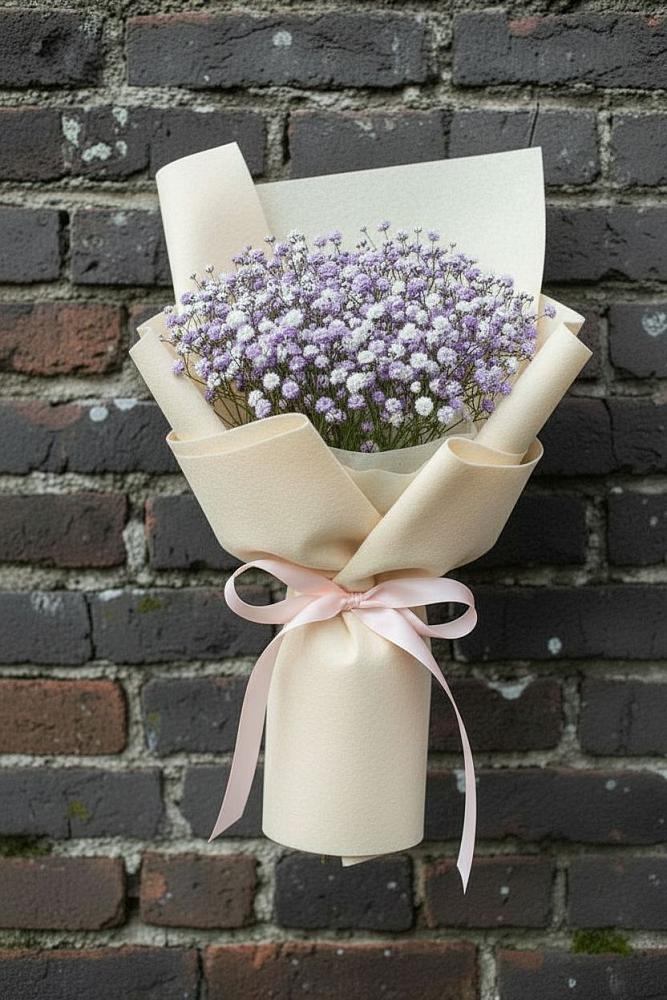 Букет цветов из: Гипсофила в Осельки