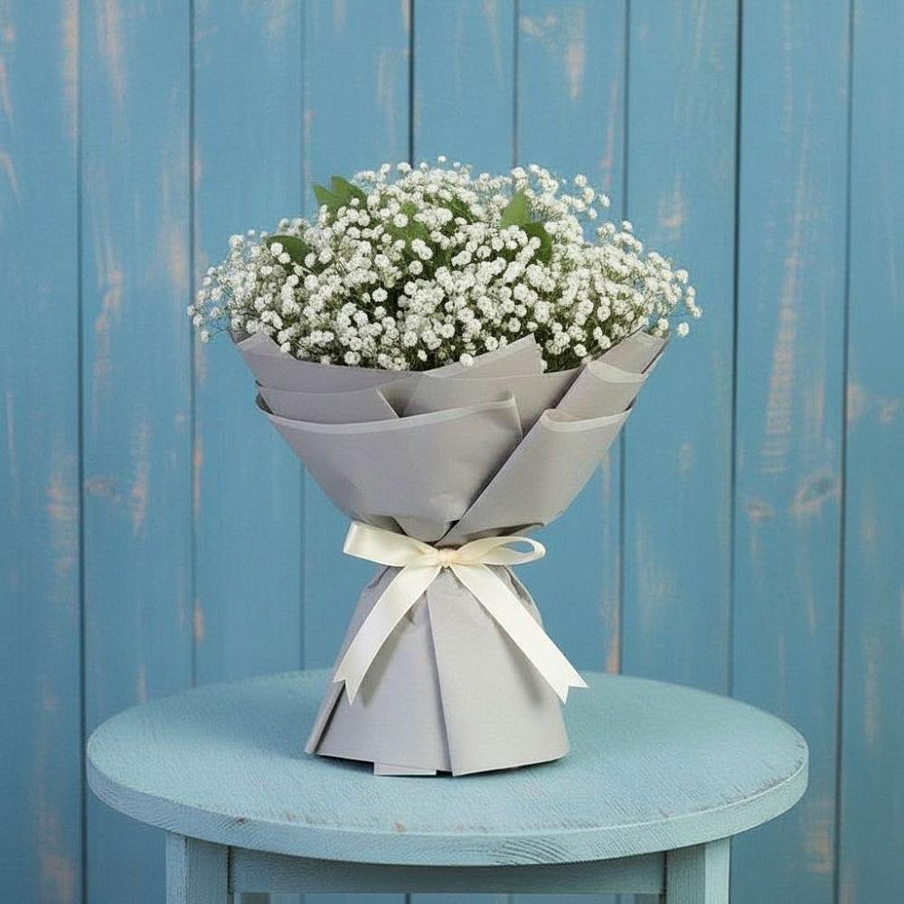 Букет цветов из: Гипсофила в Осельки