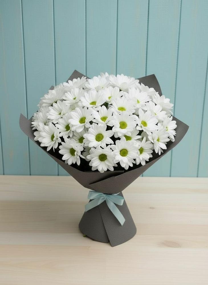 Букет цветов из: Хризантемы в Осельки