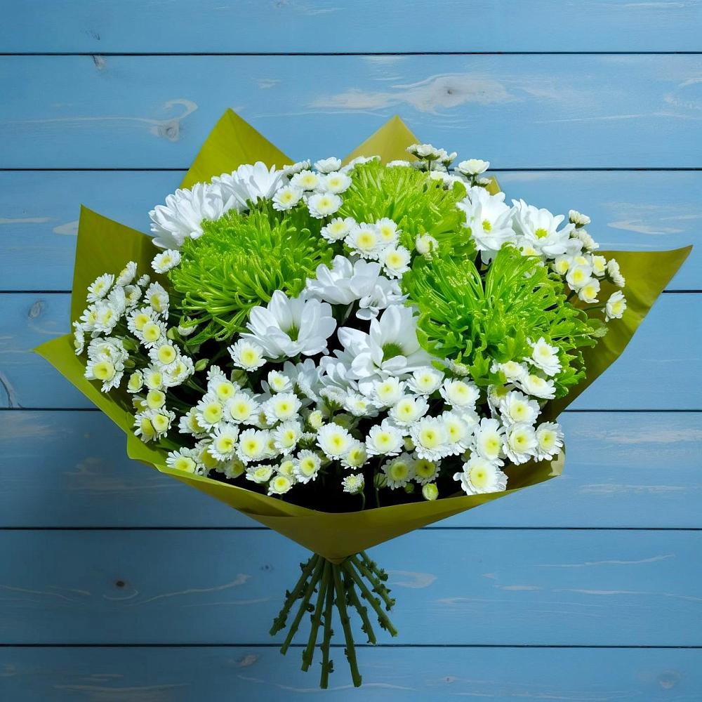 Букет цветов из: Хризантемы в Осельки