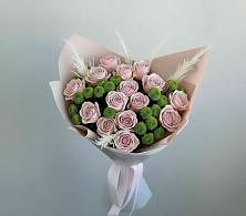 Букет цветов из:  Розы и Хризантемы в Осельки