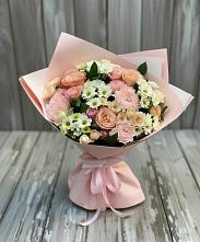 Букет цветов из:  Гвоздики, Розы и Хризантемы #REPLACE_PRED# Осельки
