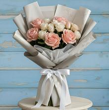 Букет цветов из:  Розы #REPLACE_PRED# Осельки