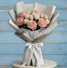 Букет цветов из:  Розы в Осельки