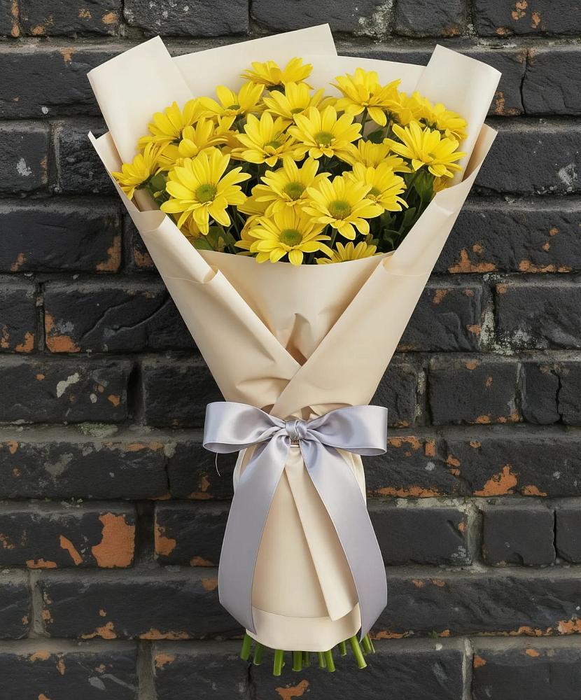 Букет цветов из: Хризантемы в Осельки