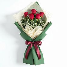 Букет цветов из:  Розы в Осельки