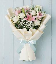 Букет цветов из:  Лилии в Осельки