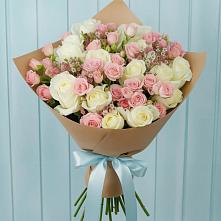 Букет цветов из:  Розы #REPLACE_PRED# Осельки