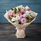 Букет цветов из: Хризантемы, Альстромерии и Розы в Осельки